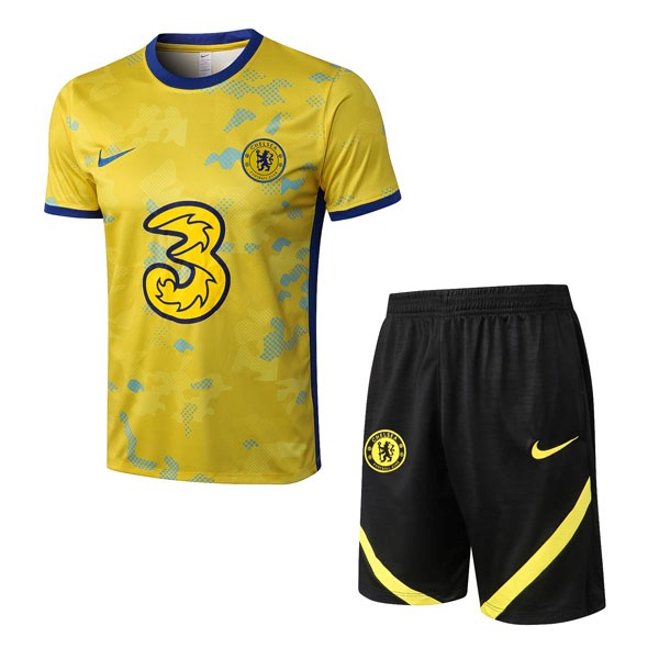 Camiseta Entrenamiento Chelsea Conjunto Completo 2022/2023 Amarillo